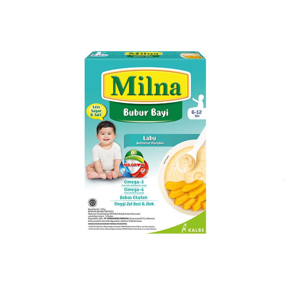 Milna Bubur Regular 6+ Labu Madu 120gr - 1
