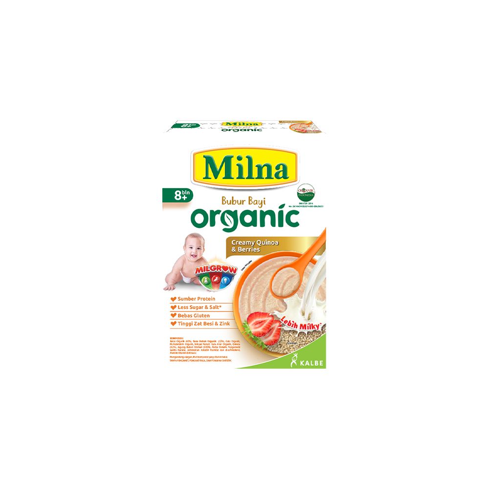 MILNA  BUBUR ORGANIK 8+ QUINOA 100G - 2