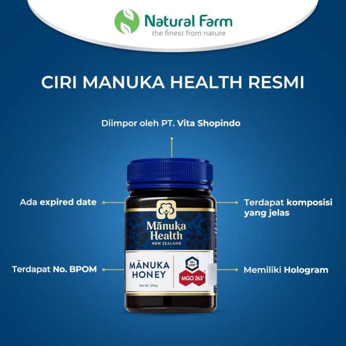 Manuka Health MGO 263+ (500g) - 3