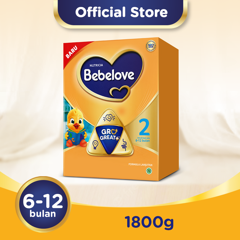 Bebelove 2 Formula Bayi Bubuk 1800 GR - 1