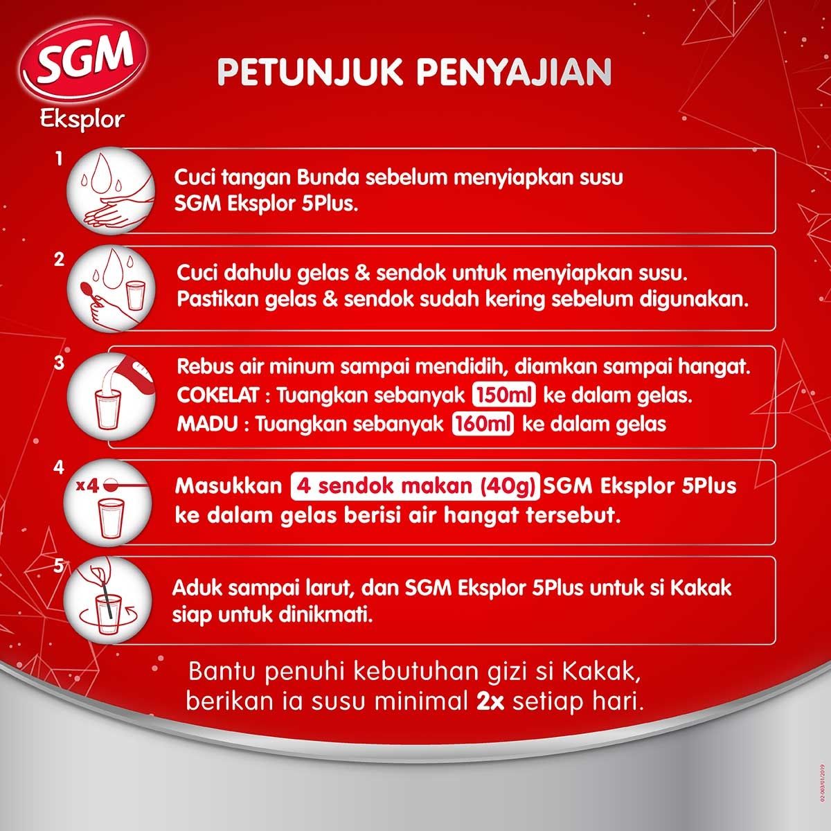 SGM Eksplor 5+ dengan IronC Susu Bubuk Rasa Madu 400GR - 3