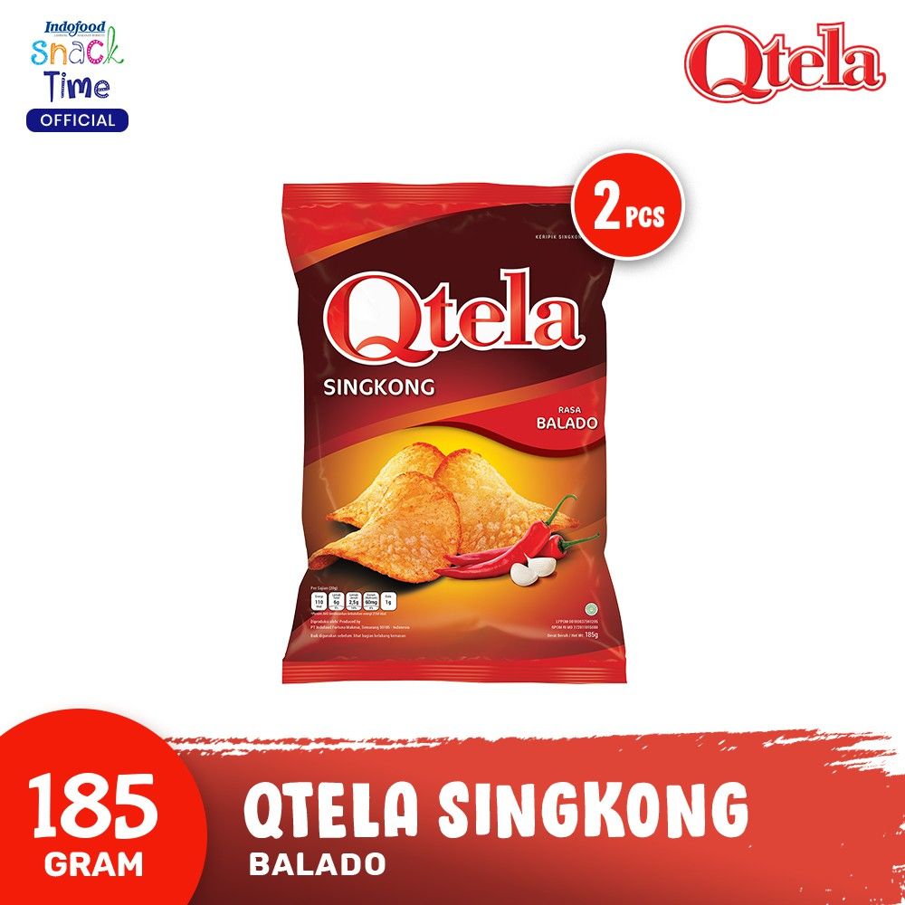 Qtela Singkong Balado 185 Gr - 2 Pcs - 1