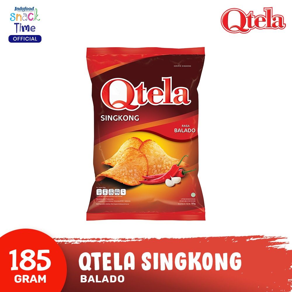 Qtela Singkong Balado 185 Gr - 1