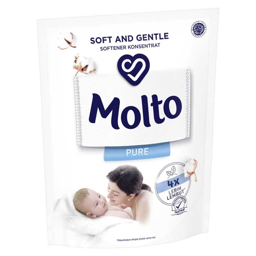Molto Pelembut Softener Dan Pewangi Pure 1600Ml - 2