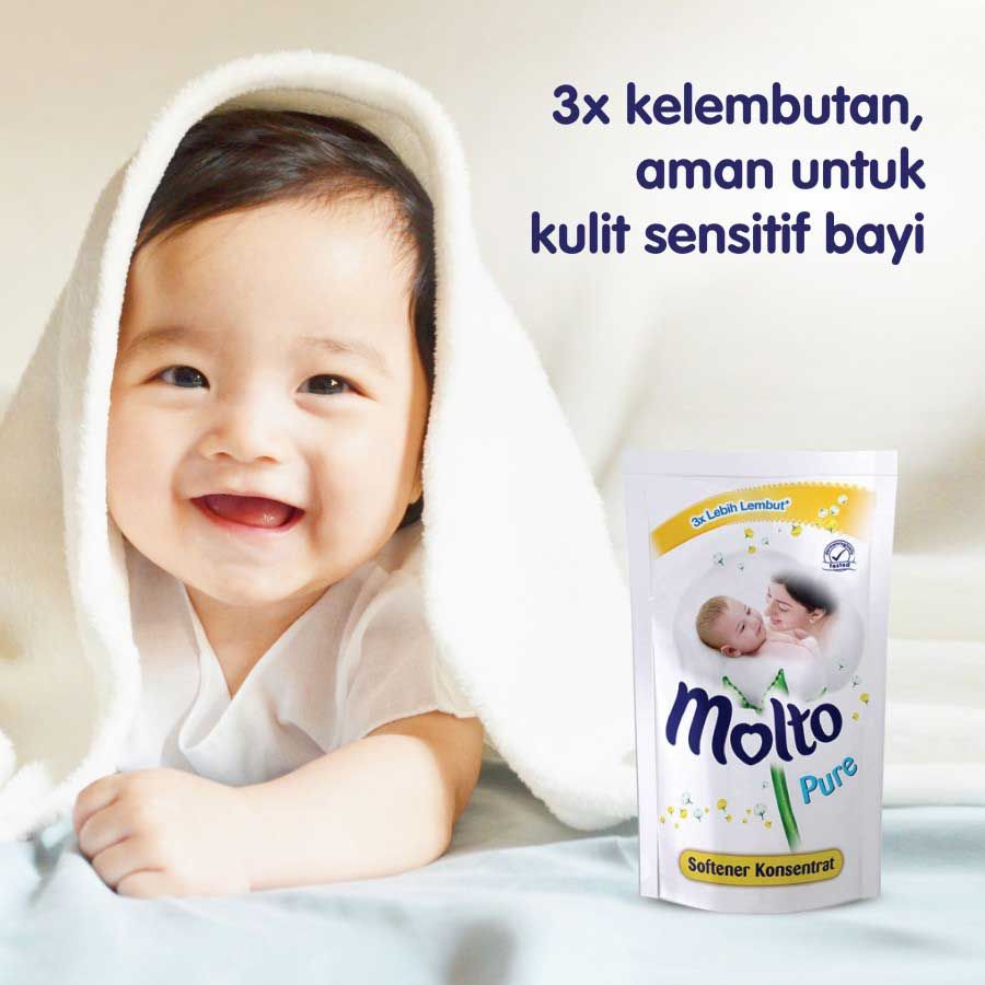 Molto Pelembut Softener Dan Pewangi Pure 1600Ml - 5