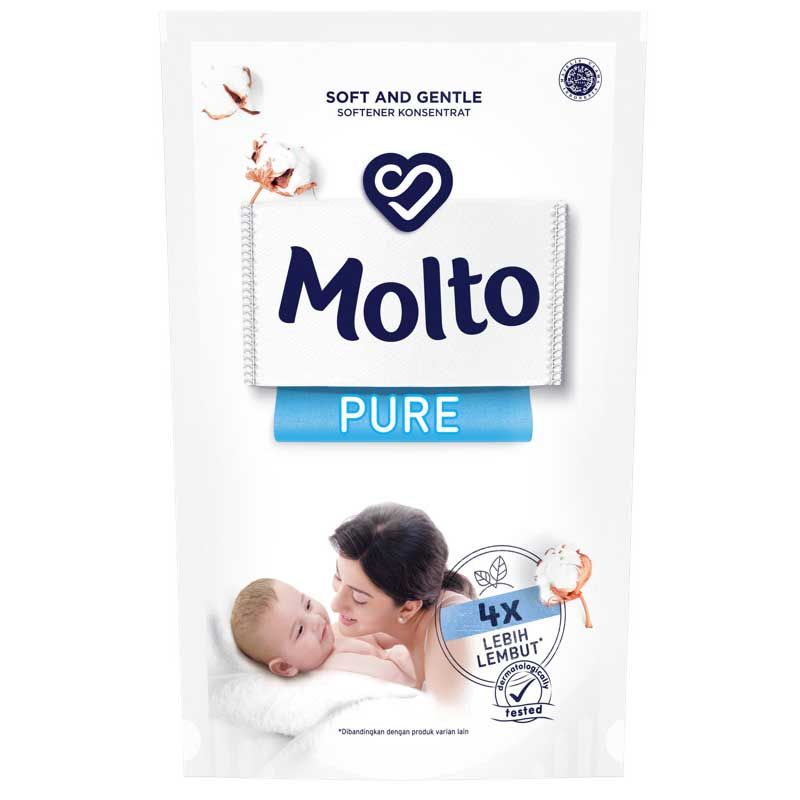 Molto Pelembut Softener Dan Pewangi Pure 720Ml - 2