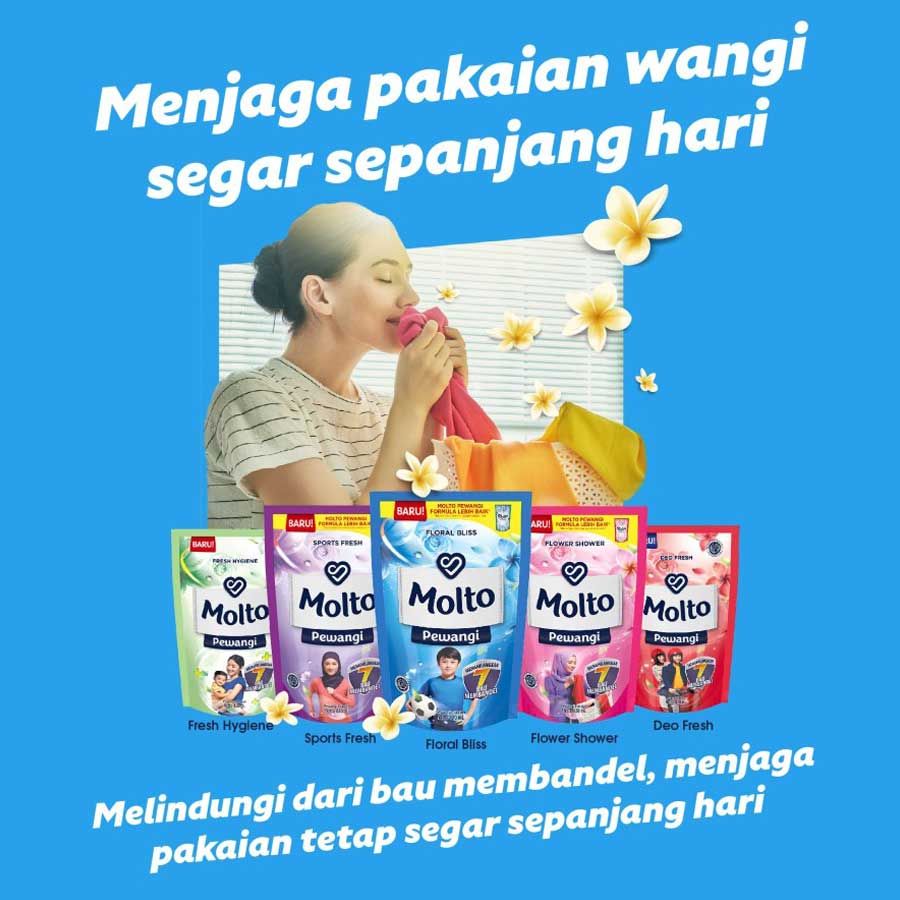 Molto Pewangi Floral Bliss 1.8 L - 5