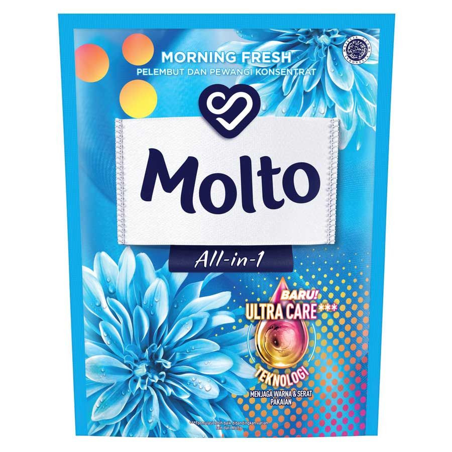 Molto Pelembut Dan Pewangi All In 1 Blue 1600Ml - 2
