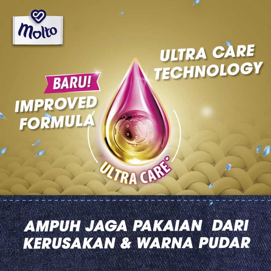 Molto Pelembut Dan Pewangi All In 1 Blue 1600Ml - 5