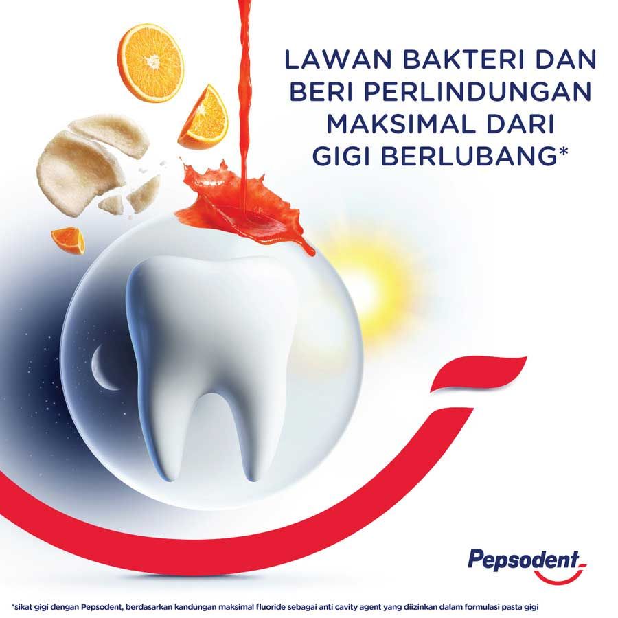 Pepsodent Pasta Gigi White 225G - 3