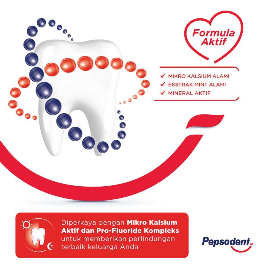 Pepsodent Pasta Gigi White 225G - 5