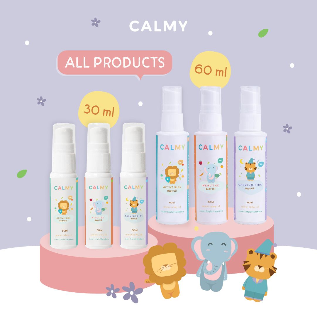 Calmy Paket - 3x30ml Jaga Kesehatan Bayi&Anak-anak - 5