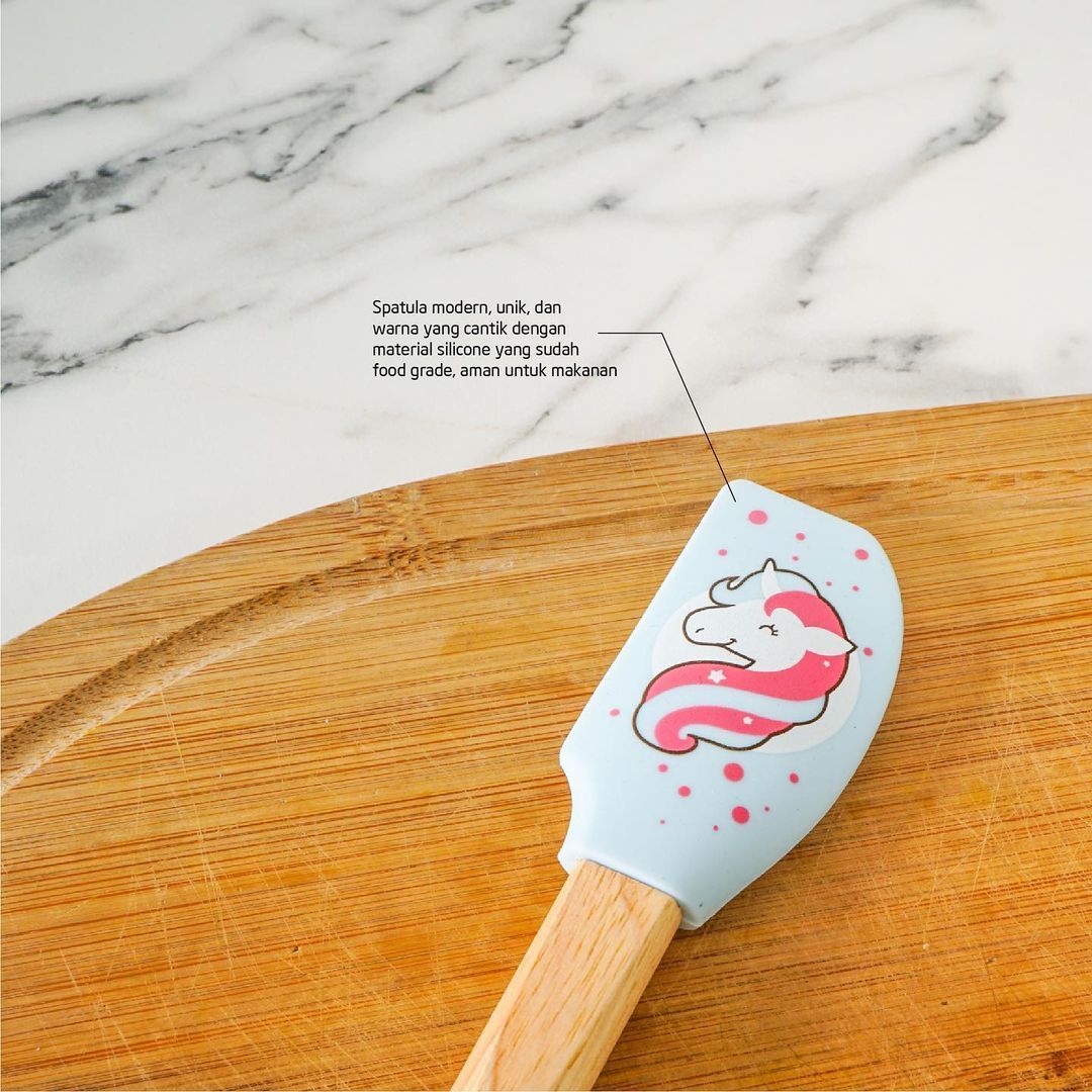 Cypruz Spatula Printed Set 3 Pcs MPASI Bayi - 3