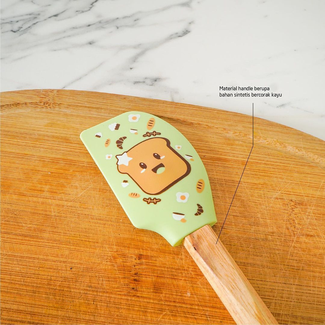 Cypruz Spatula Printed Set 3 Pcs MPASI Bayi - 1