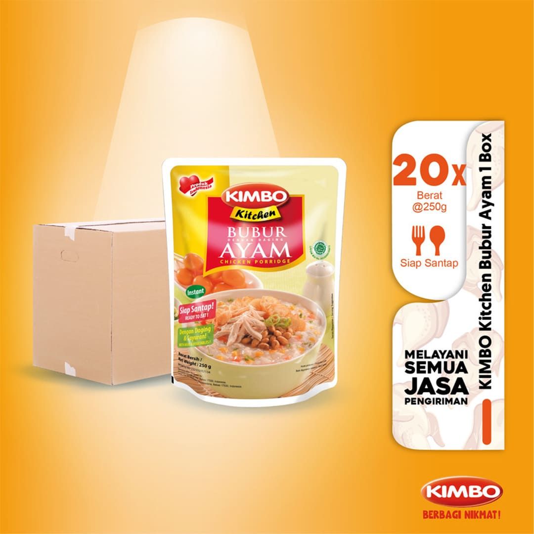 Kimbo Kitchen Bubur Ayam 1 Box [Paket 37] - 1