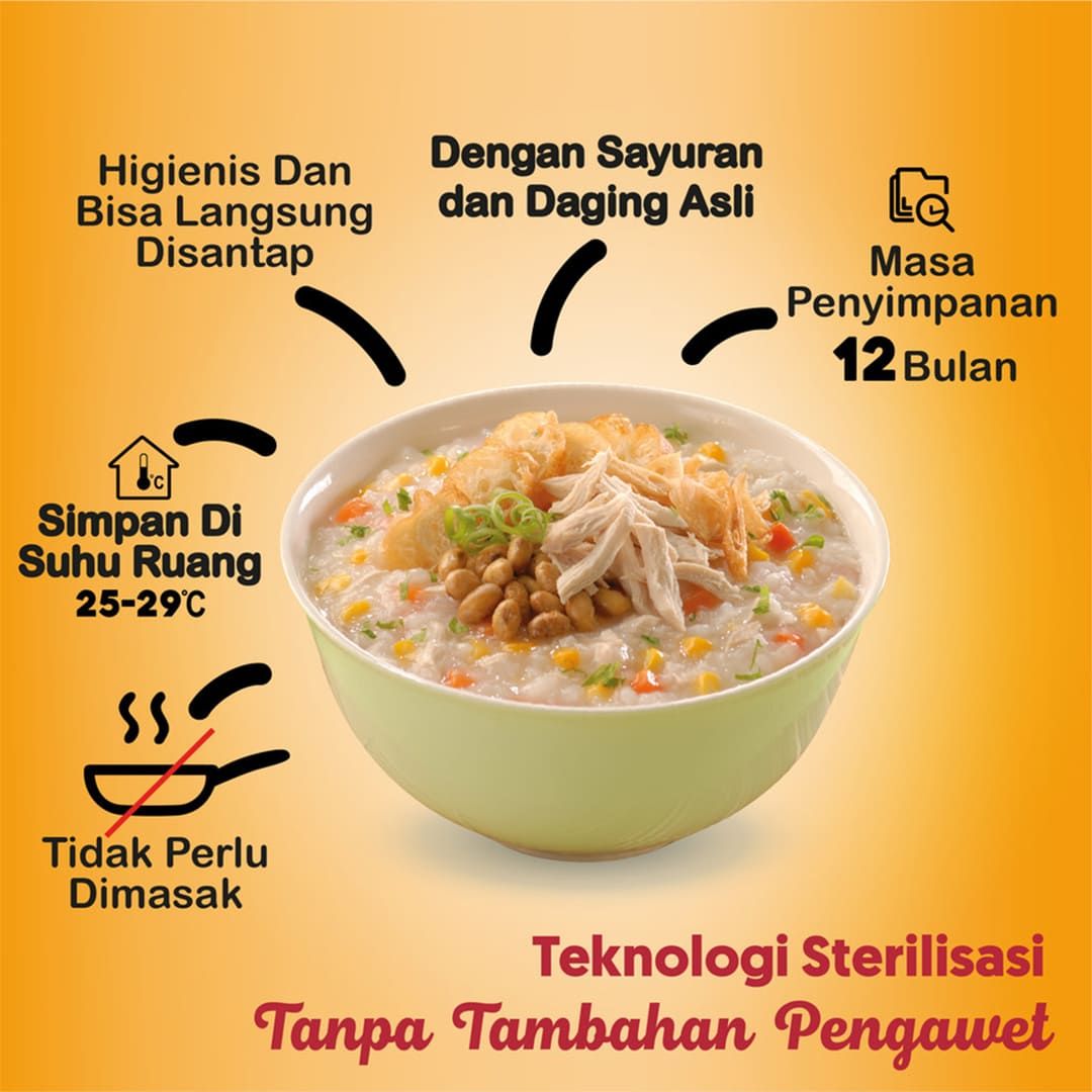 Kimbo Kitchen Bubur Ayam 1 Box [Paket 37] - 2