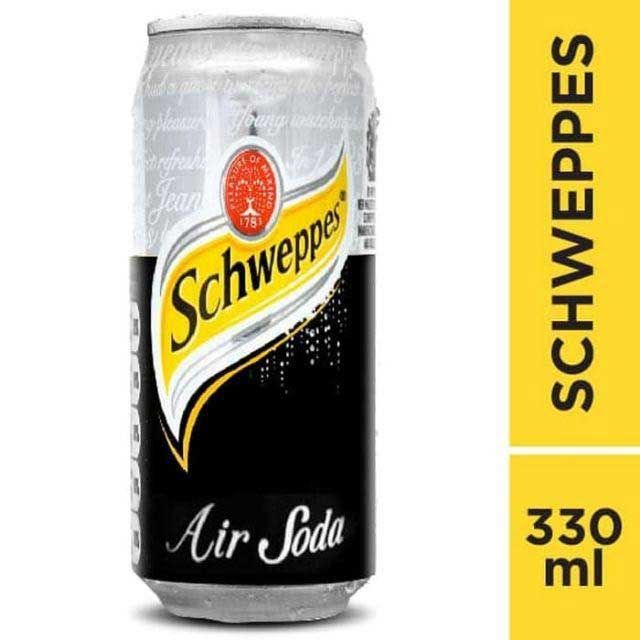Schweppes Air Soda Water Can 330 ml - 1