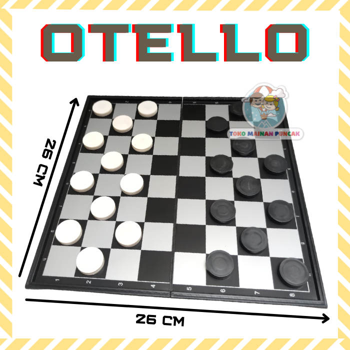 Toko Mainan Puncak GAME Ular Tangga LUDO Catur Othello - 5
