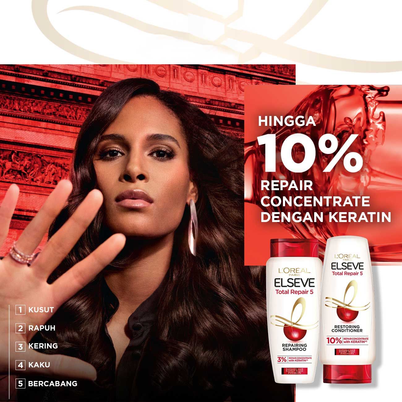 L'Oreal Paris Total Repair 5 Shampoo 280 mL - 3