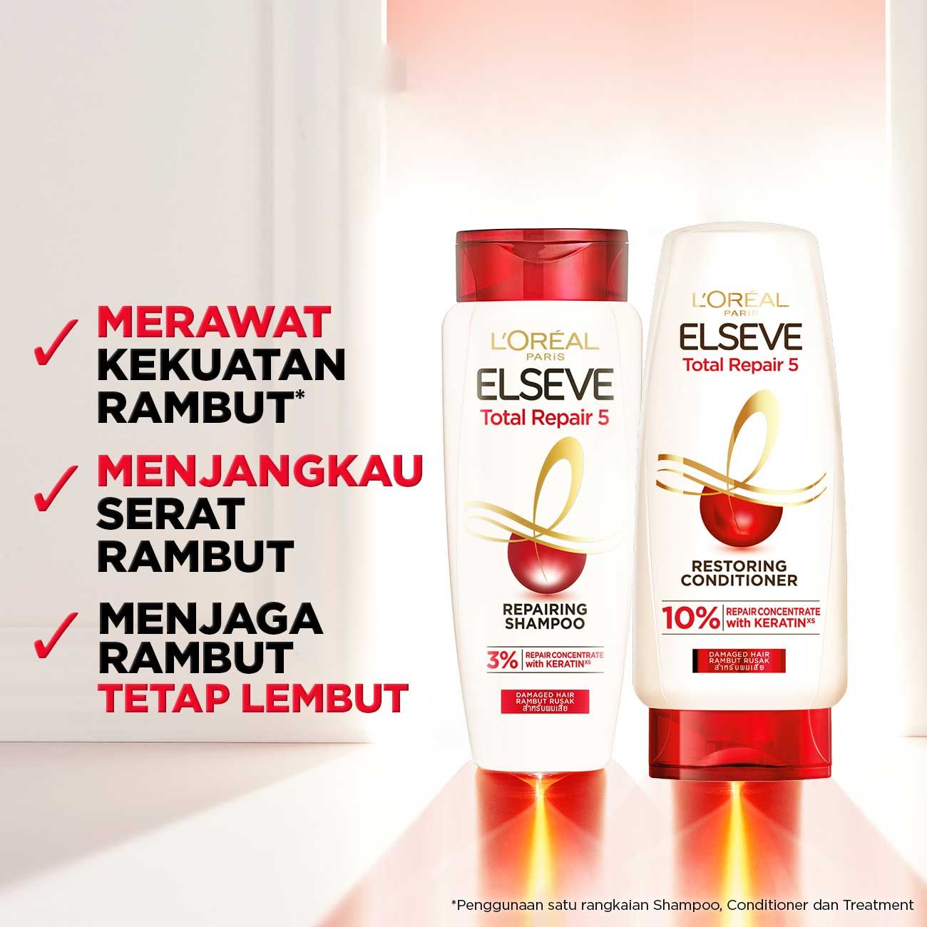 L'Oreal Paris Total Repair 5 Shampoo 280 mL - 4