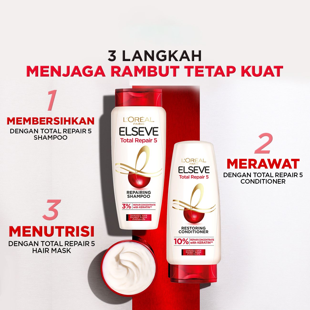 L'Oreal Paris Total Repair 5 Shampoo 280 mL - 7