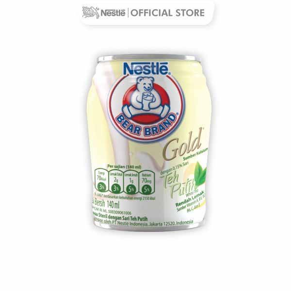Bear Brand Milk White Tea 140Ml 6 Pcs - 4