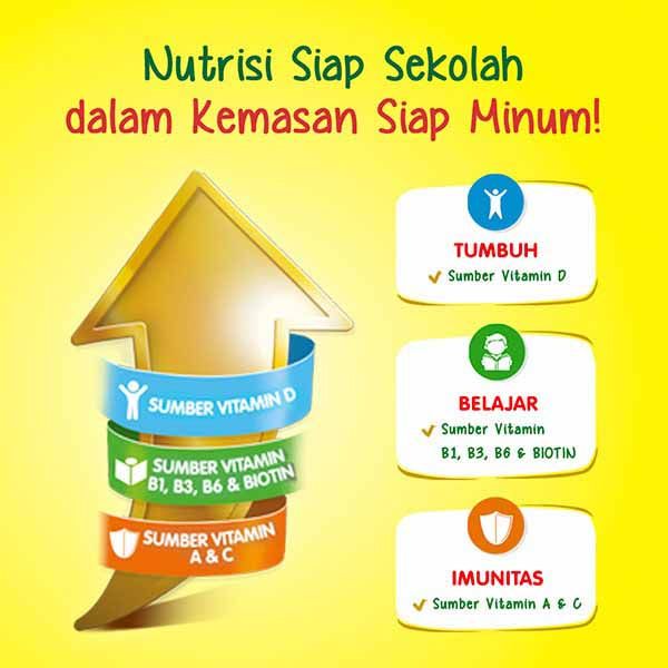 Dancow Fortigro Susu UHT Coklat Usia Sekolah Multipack 110Ml X 4Pcs - 3