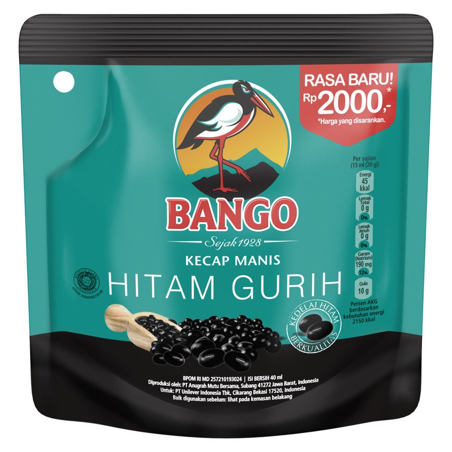 Bango Kecap Manis Hitam Gurih 40ml - 2