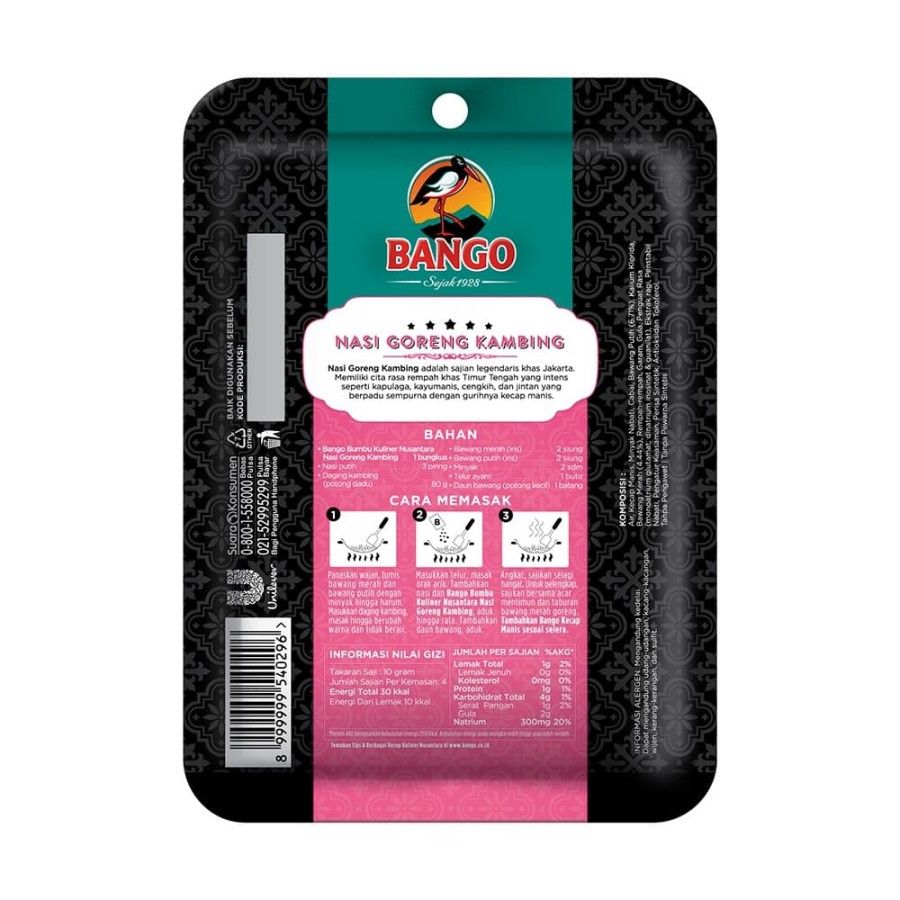 Bango Bumbu Nasi Goreng Kambing 40Gr - 3