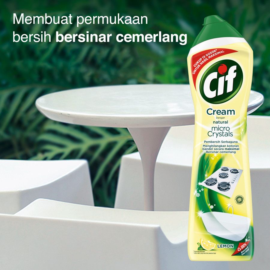 CIF Cream Pembersih Serbaguna Lemon Botol 660g - 2
