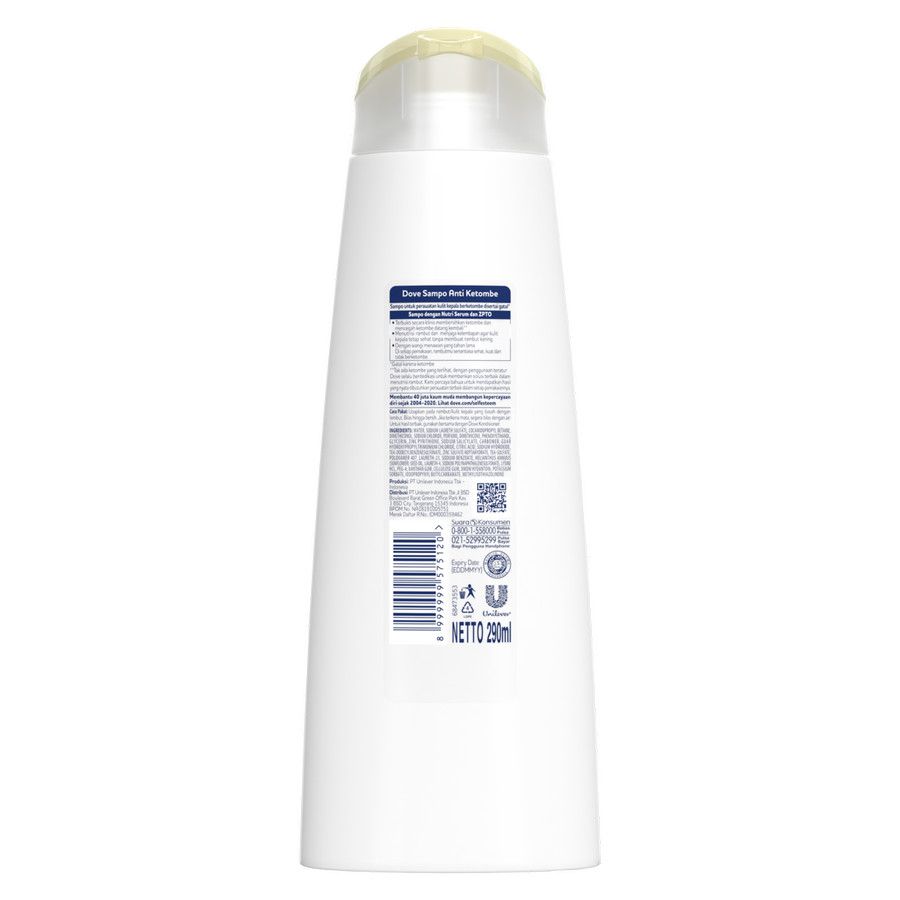 Dove Shampoo Anti Ketombe 290ml - 3