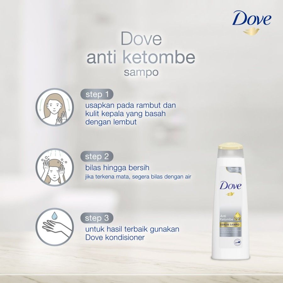 Dove Shampoo Anti Ketombe 290ml - 4