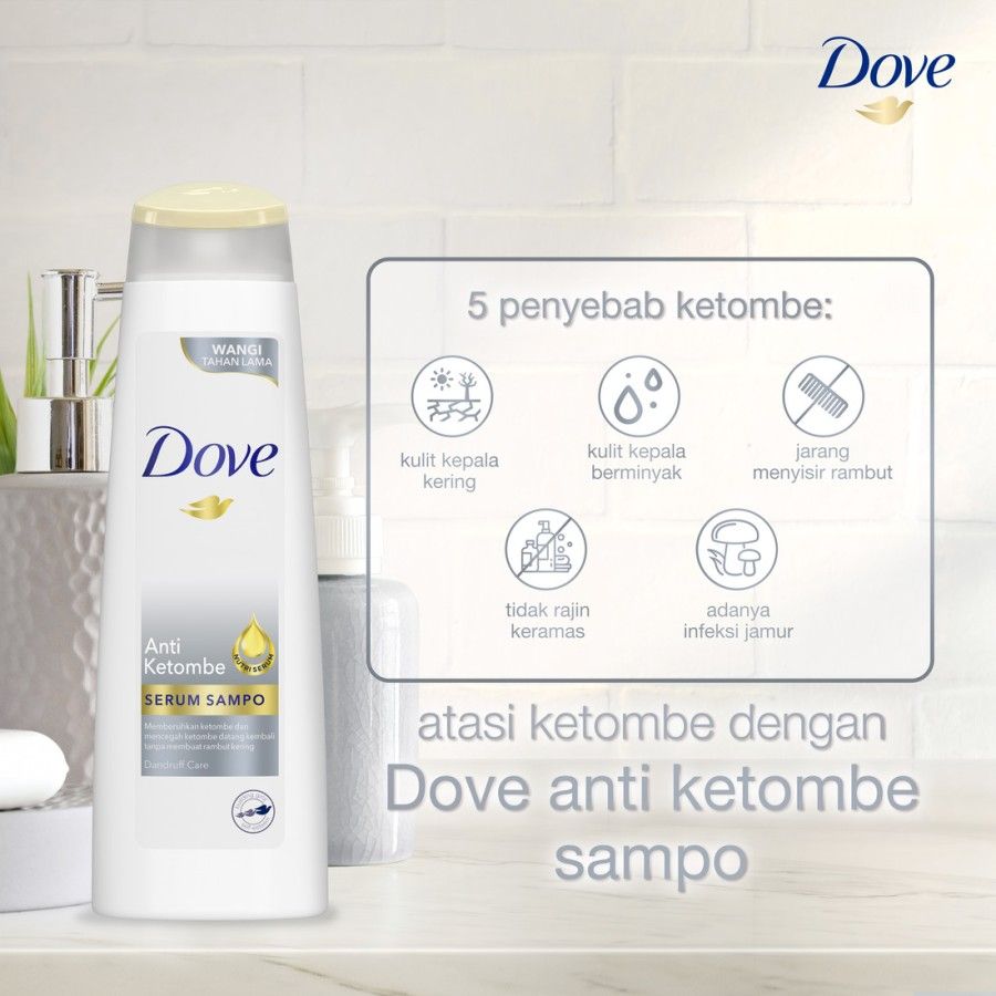 Dove Shampoo Anti Ketombe 290ml - 5