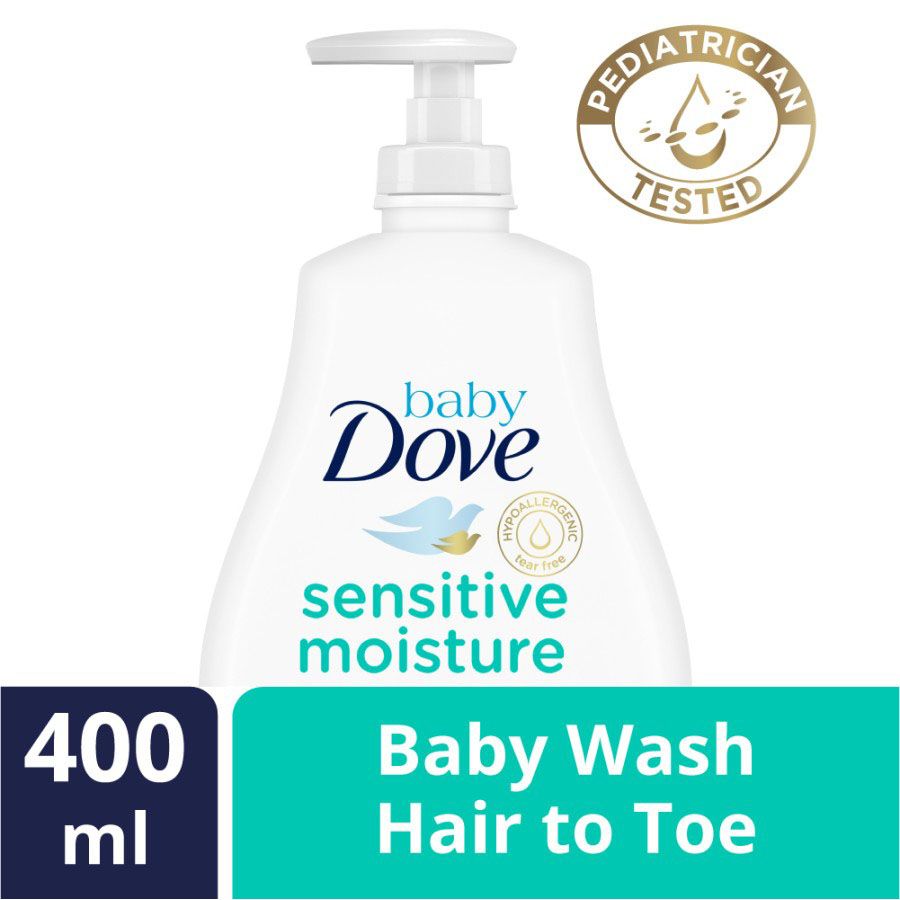 Baby Dove Hair to Toe Wash Sensitive Moisture 400ml - 1