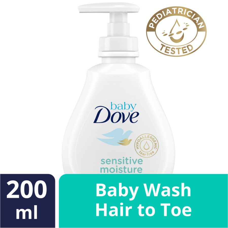 Baby Dove Hair to Toe Wash Sensitive Moisture 200ml - 1