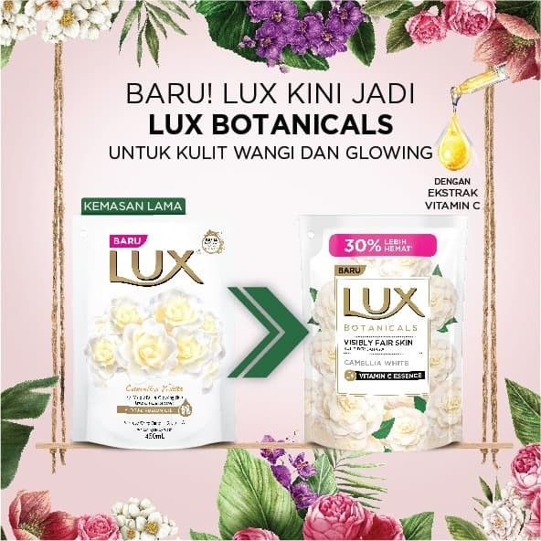 Lux Sabun Cair White Impress Refill 450Ml - 4