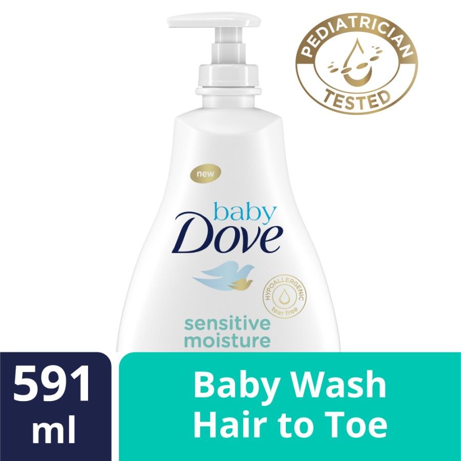 Baby Dove Hair to Toe Wash Sensitive Moisture 591ml - 1