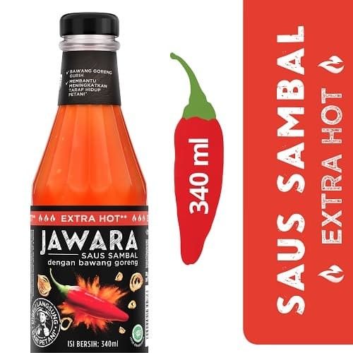 Jawara Saus Sambal Extra Hot 340Ml - 1
