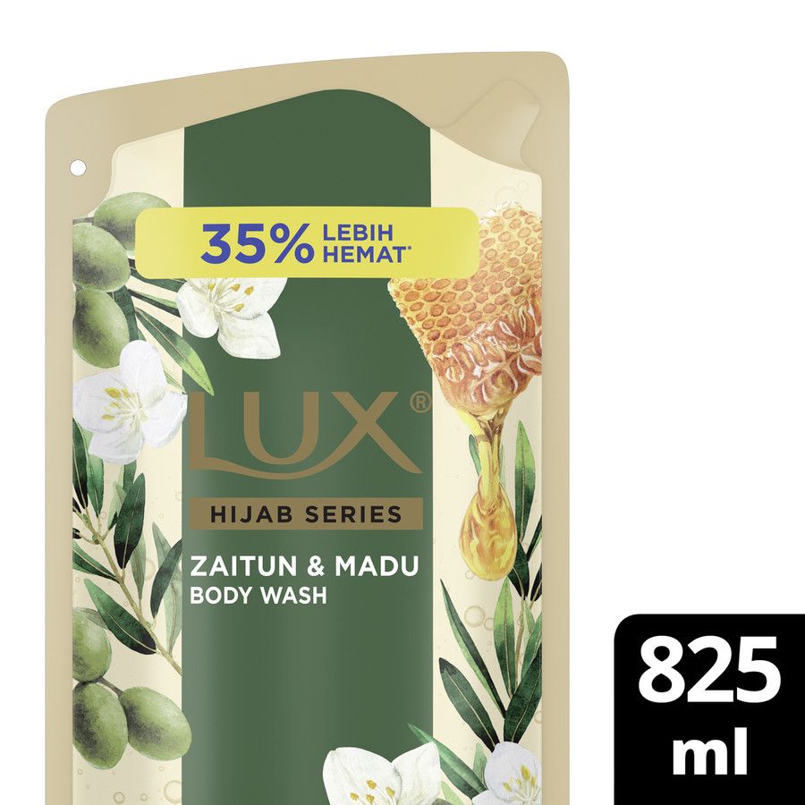 Lux Hijab Series Olive Honey Body Wash 825ml - 1