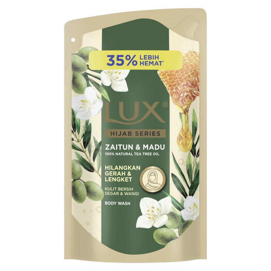Lux Hijab Series Olive Honey Body Wash 825ml - 2