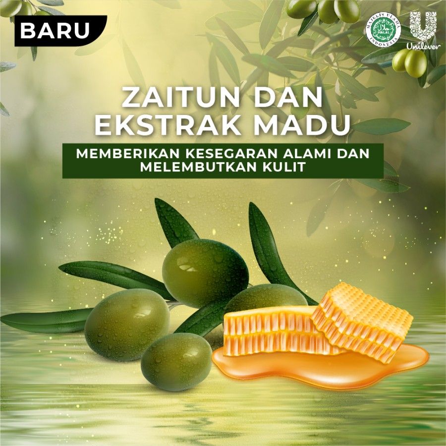 Lux Hijab Series Olive Honey Body Wash 825ml - 4