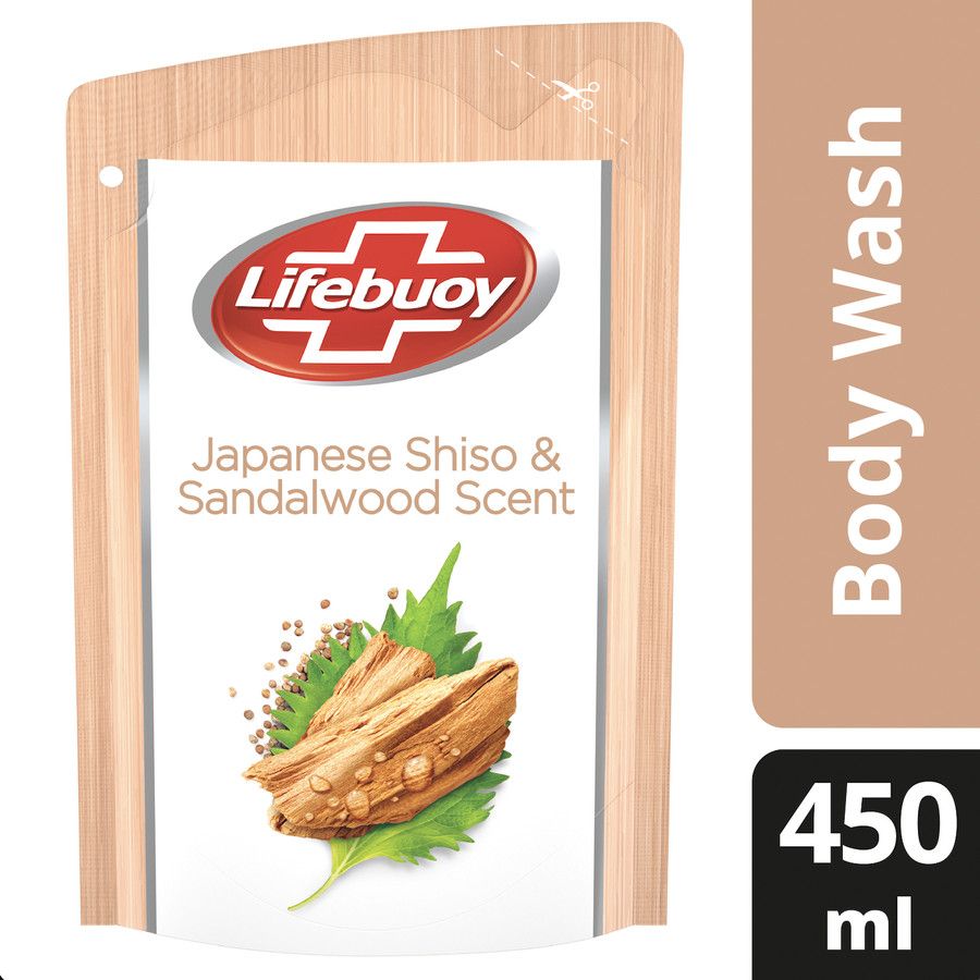 Lifebuoy Sabun Mandi Cair Shiso & Sandalwood 450Ml - 1