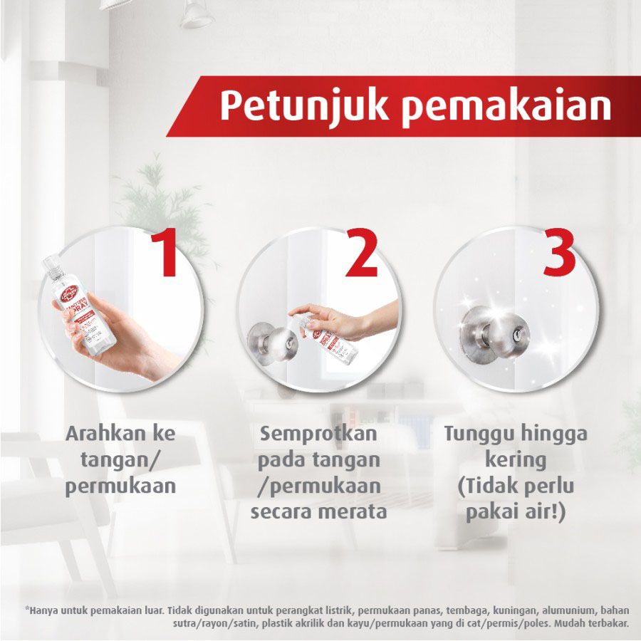 Lifebuoy Hand Sanitizer Spray Tangan Dan Serbaguna 100 Ml - 5