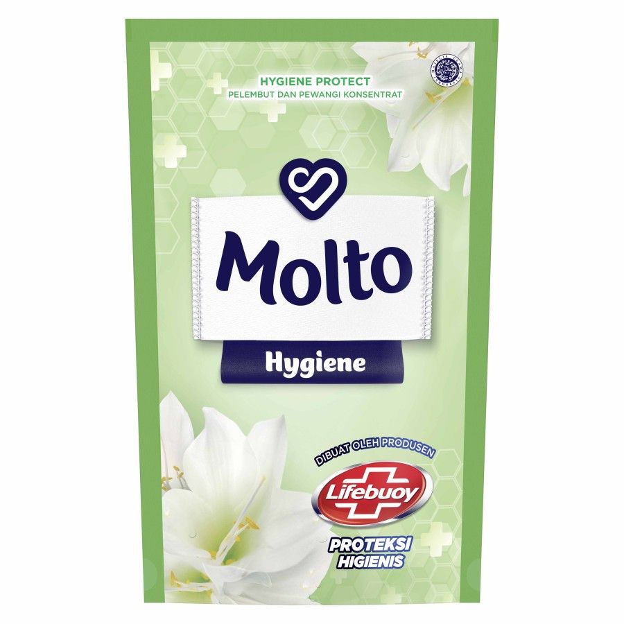 Molto Pelembut & Pewangi Pakaian Hygiene 720 Ml - 2