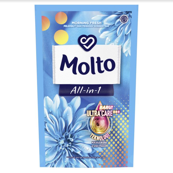 Molto All-In-1 Blue Pewangi & Pelembut Konsentrat Pouch 720Ml - 2
