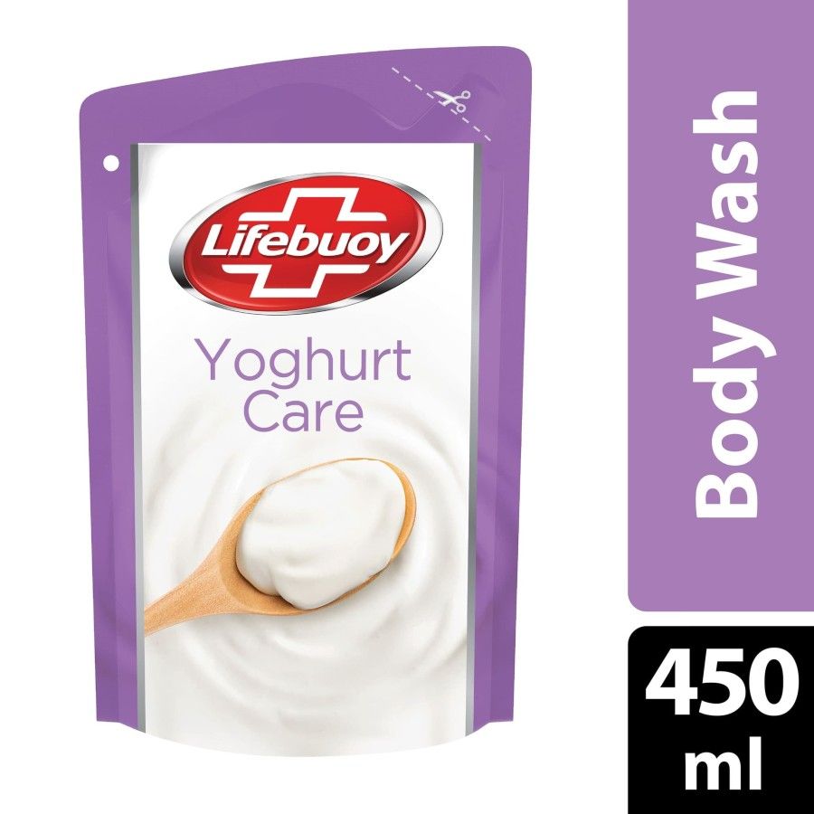 Lifebuoy Sabun Mandi Cair Yoghurt Care Refill 450Ml - 1