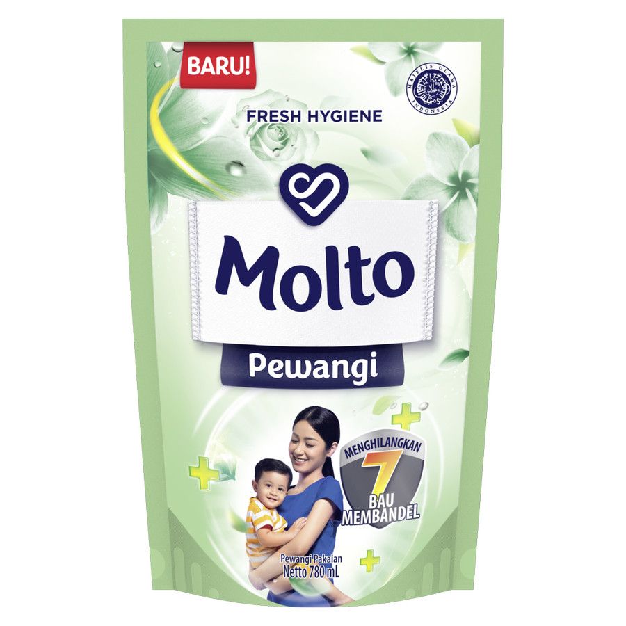 Molto Pewangi Pakaian Fresh Hygiene 780Ml - 2