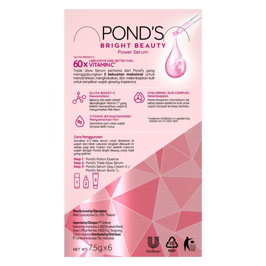 Ponds Bright Beauty Power Serum 7.5g - 2