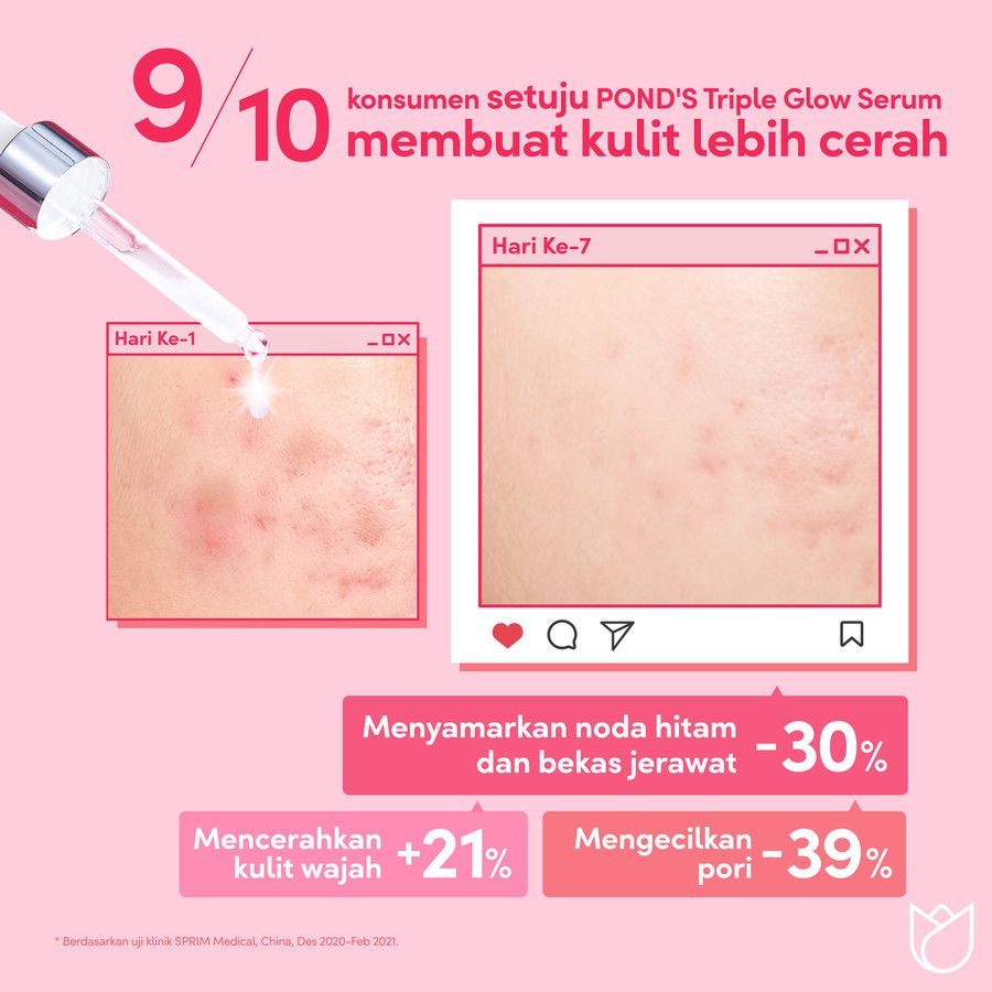 Ponds Bright Beauty Power Serum 7.5g - 5