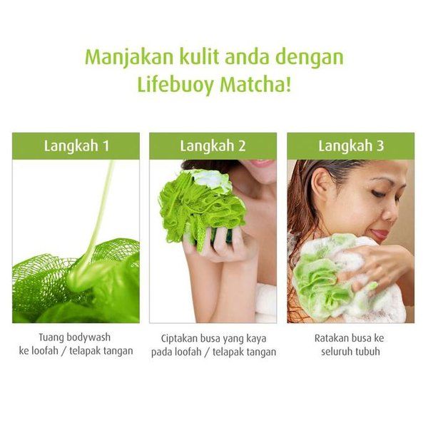Lifebuoy Sabun Cair Matcha Refill 450Ml - 4